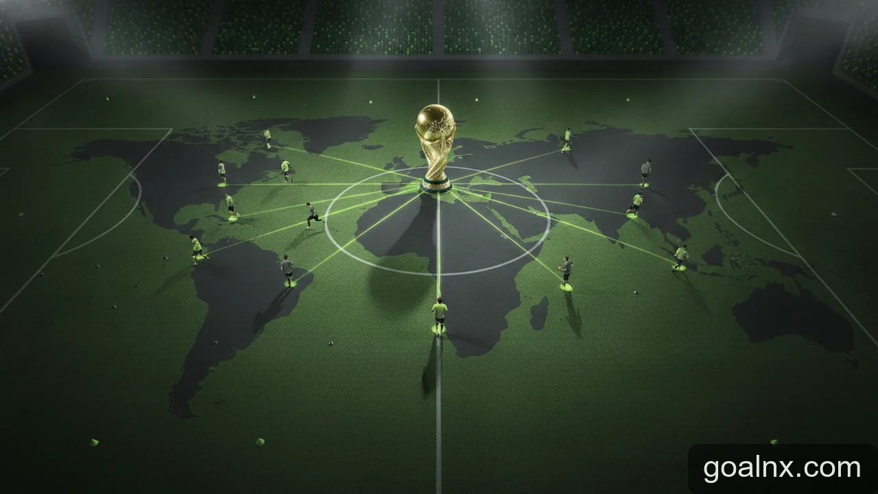 Minh họa bổ sung: Điểm số các bảng vòng loại World Cup 2026: Vai trò của từng đội trong hệ thống phân loại khu vực