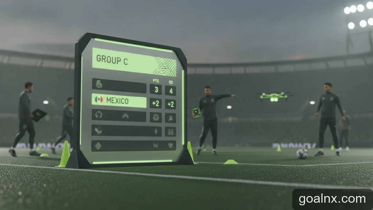 Minh họa: Mexico World Cup 2026 Bảng C: Cách đọc bản đồ bảng đấu và thống kê chi tiết