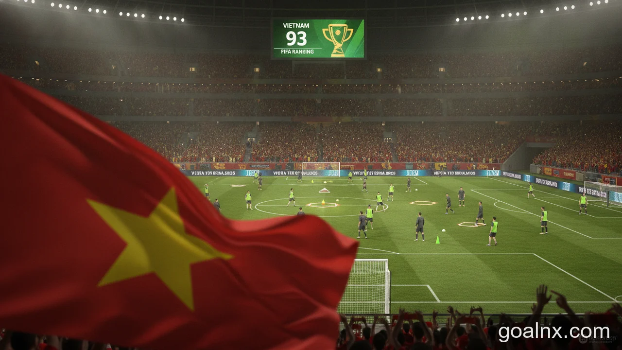 Minh họa: Phân tích chiến thuật: Thứ hạng của Đội tuyển Việt Nam trên BXH FIFA và ý nghĩa cho mục tiêu World Cup