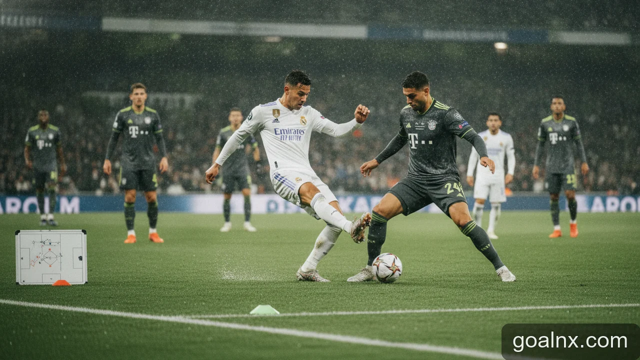 Minh họa: Real Madrid đấu với Bayern: Phân tích ưu nhược điểm có điều kiện dựa trên phong độ hiện tại