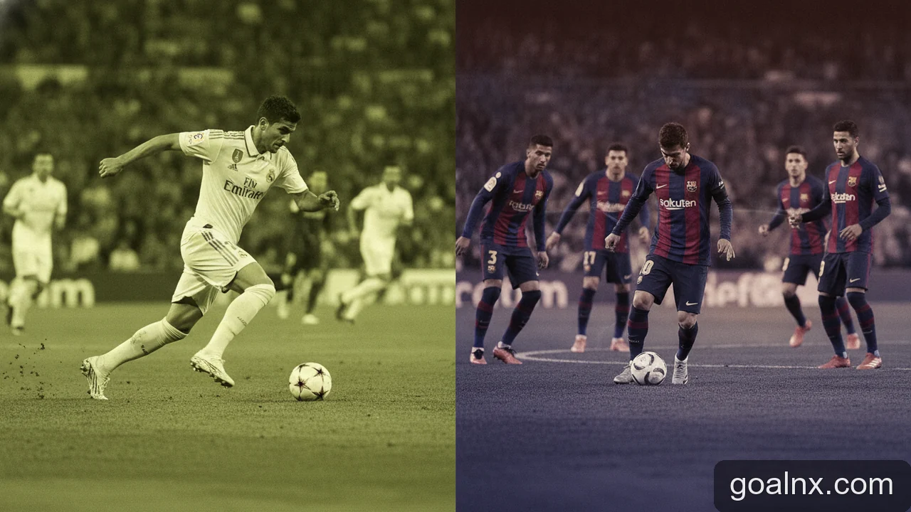 Minh họa: Real Madrid và Barcelona: So sánh phong cách chơi bóng và triết lý đối lập