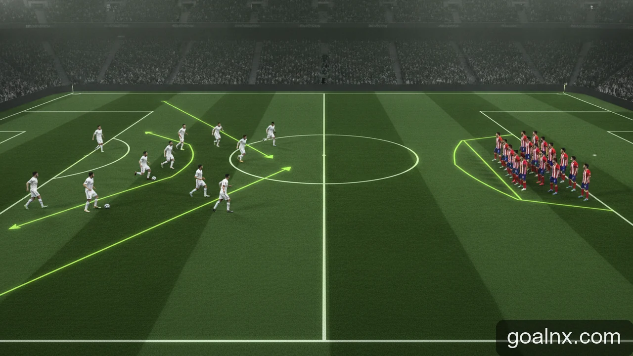 Minh họa: Real Madrid vs Atlético Madrid: Phân tích các mẫu trận đấu và cách nhận diện chiến thuật đối đầu