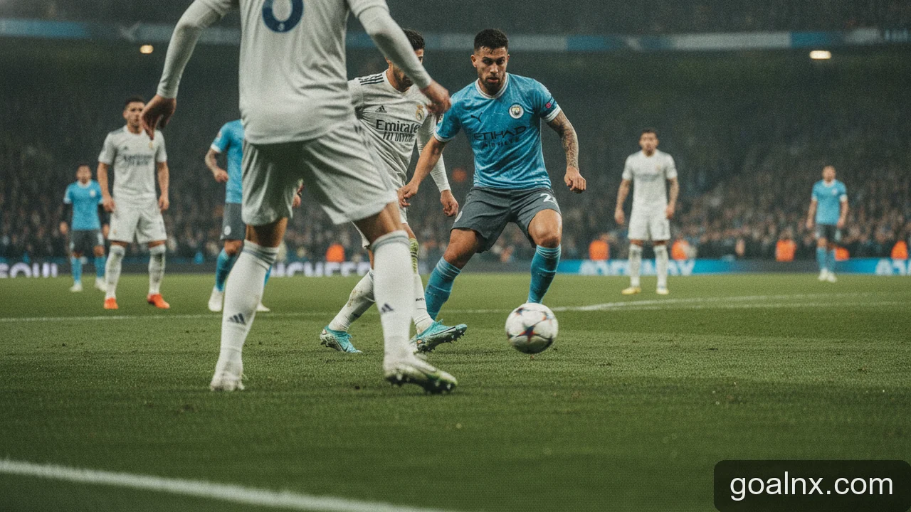 Minh họa: Real Madrid vs Man City: So sánh phong cách chơi, điểm mạnh yếu và dự đoán chiến thuật đối đầu