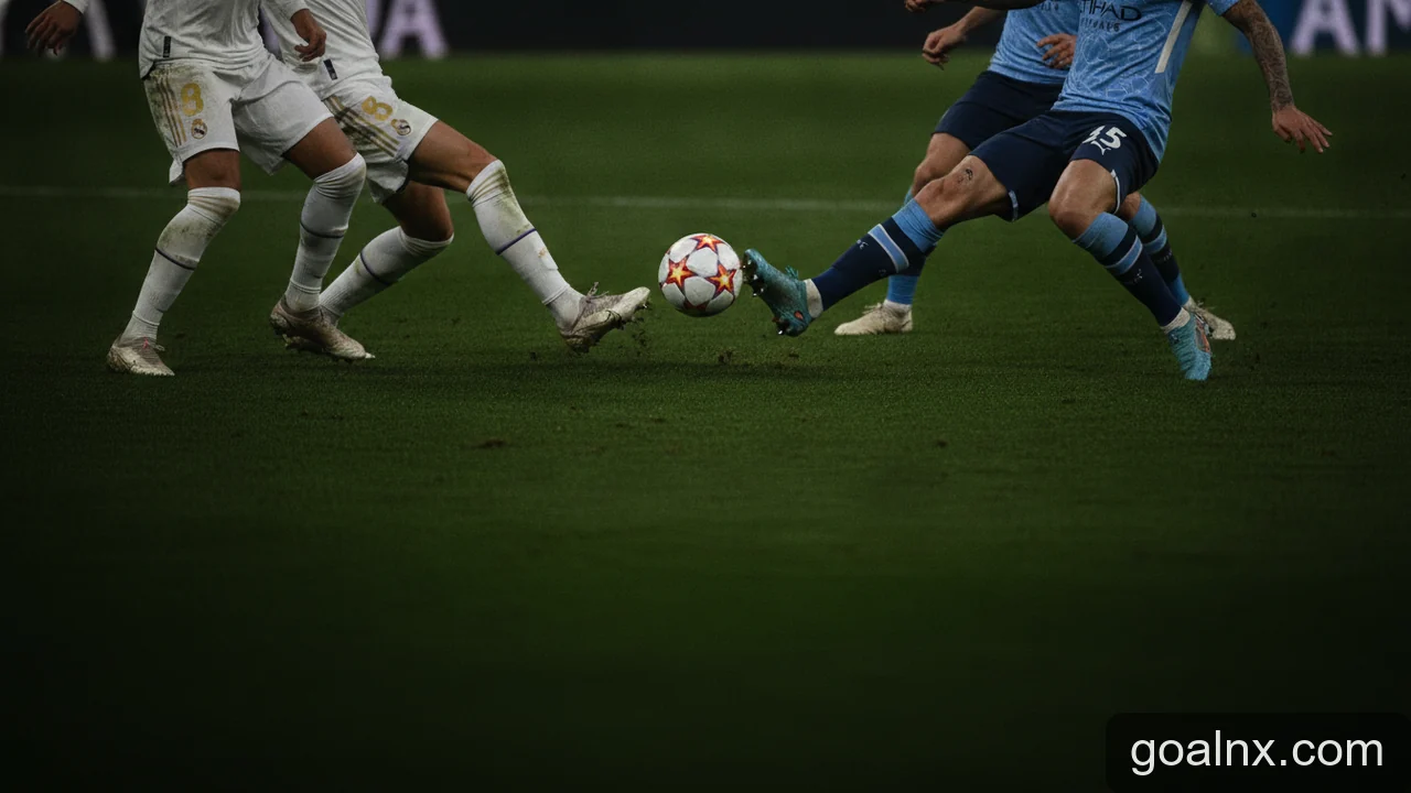 Minh họa bổ sung: So sánh phong cách đối đầu: Real Madrid và Man City - Ai sẽ chiếm ưu thế chiến thuật?