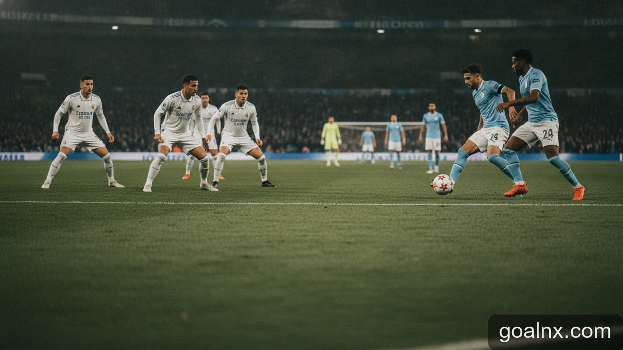 Minh họa: So sánh phong cách đối đầu: Real Madrid và Man City - Ai sẽ chiếm ưu thế chiến thuật?