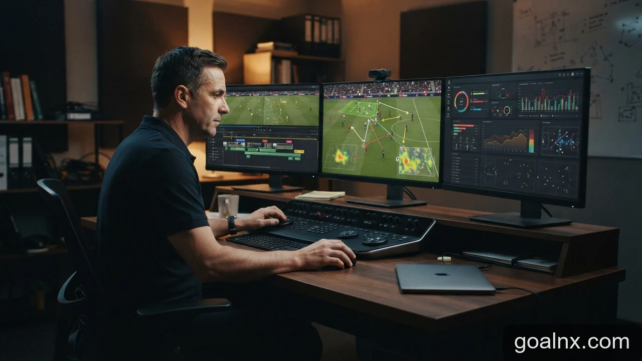 Minh họa: Vai trò và tầm quan trọng của đội ngũ phân tích video match analyst trong ban huấn luyện